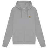 Thumbnail 1 of Lyle & Scott Men's Sports Full-Zip Hoodie - Mid Grey Marl