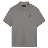 Thumbnail 5 of Lyle & Scott Men's Plain Polo Shirt - Mid Grey Marl