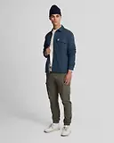 Thumbnail 3 of Lyle & Scott Men's Premium Pleated Pocket Overshirt - Midnight Blue