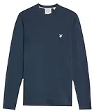 Thumbnail 5 of Lyle & Scott Men's Premium Merino Crew Neck Jumper - Midnight Navy