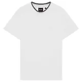 Thumbnail 1 of Lyle & Scott Men's Tipped Superfine T-Shirt - White/ Lacquer