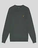 Thumbnail 5 of Lyle & Scott Men's Cotton Merino Crew Neck Jumper - Deep Green