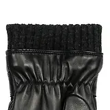 Thumbnail 6 of Dents Men's Skipton Water-Resistant Faux Fur-Lined Leather Gloves - Black