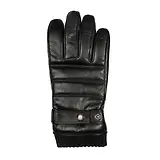Thumbnail 3 of Dents Men's Skipton Water-Resistant Faux Fur-Lined Leather Gloves - Black