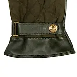 Thumbnail 6 of Dents Men's Bruton Touchscreen Water-Resistant Fleece-Lined Leather Gloves - Olive