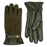 Thumbnail 4 of Dents Men's Bruton Touchscreen Water-Resistant Fleece-Lined Leather Gloves - Olive