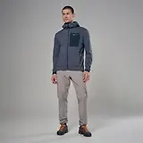 Thumbnail 4 of Montane Men's Khamsin Lite Hooded Softshell Jacket - Dark Sky