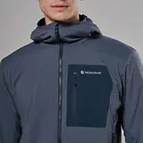 Thumbnail 5 of Montane Men's Khamsin Lite Hooded Softshell Jacket - Dark Sky