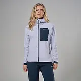 Thumbnail 2 of Montane Women's Khamsin Lite Hooded Softshell Jacket - Lilac Haze
