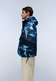Thumbnail 5 of Napapijri Men's Rainforest Next All Over Print Anorak Jacket - Blue