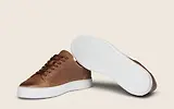 Thumbnail 4 of Oliver Sweeney Men's Almada Perforated Calf Leather Cupsole Trainers - Tan