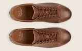 Thumbnail 6 of Oliver Sweeney Men's Almada Perforated Calf Leather Cupsole Trainers - Tan