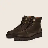 Thumbnail 2 of Oliver Sweeney Men's Bolhas Calf Suede Moc Toe Boots - Chocolate Suede