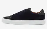 Thumbnail 3 of Oliver Sweeney Men's Capelo Calf Suede Cupsole Trainers - Navy