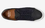 Thumbnail 4 of Oliver Sweeney Men's Capelo Calf Suede Cupsole Trainers - Navy
