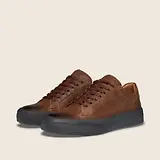 Thumbnail 2 of Oliver Sweeney Men's Piodao Grained Calf Leather Cupsole Trainers - Tan