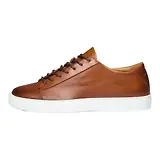 Thumbnail 1 of Oliver Sweeney Men's Sirolo Hand-Antiqued Leather Lightweight Trainers - Dark Tan