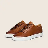 Thumbnail 2 of Oliver Sweeney Men's Sirolo Hand-Antiqued Leather Lightweight Trainers - Dark Tan