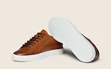 Thumbnail 3 of Oliver Sweeney Men's Sirolo Hand-Antiqued Leather Lightweight Trainers - Dark Tan