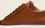 Thumbnail 5 of Oliver Sweeney Men's Sirolo Hand-Antiqued Leather Lightweight Trainers - Dark Tan