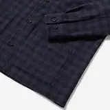 Thumbnail 6 of Oliver Sweeney Men's Tramore Brushed Cotton Check Overshirt - Navy Check