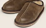 Thumbnail 6 of Oliver Sweeney Men's Yaxley Shearling Mule Slippers - Brown