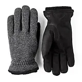 Thumbnail 1 of Hestra Noah Leather Gloves - Charcoal/Black
