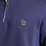 Thumbnail 5 of Paul Smith Men's Regular Fit Zebra Half-Zip Sweatshirt - Blue