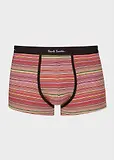 Thumbnail 3 of Paul Smith Men's 5 Pack Signature Stripe Mixed Organic-Cotton Boxer Briefs - Black
