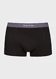 Thumbnail 6 of Paul Smith Men's 5 Pack Signature Stripe Mixed Organic-Cotton Boxer Briefs - Black