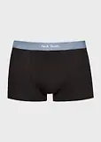 Thumbnail 7 of Paul Smith Men's 5 Pack Signature Stripe Mixed Organic-Cotton Boxer Briefs - Black