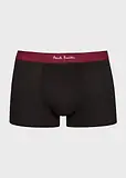 Thumbnail 9 of Paul Smith Men's 5 Pack Signature Stripe Mixed Organic-Cotton Boxer Briefs - Black