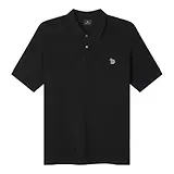Thumbnail 1 of Paul Smith Men's Cotton-Piqué Zebra Logo Polo Shirt - Black