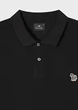 Thumbnail 2 of Paul Smith Men's Cotton-Piqué Zebra Logo Polo Shirt - Black
