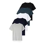 Thumbnail 1 of Paul Smith Men's Organic Cotton Lounge T-Shirts Five Pack - Mixed