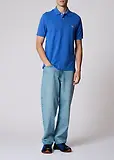 Thumbnail 2 of Paul Smith Men's Organic Cotton Zebra Polo Shirt - Mid Blue