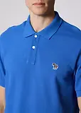 Thumbnail 4 of Paul Smith Men's Organic Cotton Zebra Polo Shirt - Mid Blue