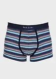 Thumbnail 2 of Paul Smith Men's Stripe/Plain Trunks 5 Pack - Mixed