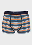 Thumbnail 10 of Paul Smith Men's Stripe/Plain Trunks 5 Pack - Mixed
