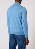 Thumbnail 2 of Paul Smith Men's Zeb Bad Zip Neck Sweater - Light Blue