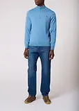 Thumbnail 3 of Paul Smith Men's Zeb Bad Zip Neck Sweater - Light Blue