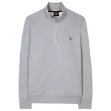 Thumbnail 1 of Paul Smith Men's Zebra Half Zip Top - Grey Melange