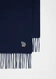 Thumbnail 2 of Paul Smith Men's Zebra Scarf - Navy