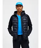 Thumbnail 2 of Peak Performance Men's Helium Down Hybrid Hooded Jacket - Black