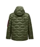 Thumbnail 8 of Peak Performance Men's Helium Utility Down Hooded Jacket - Pine Needle/Mosswood