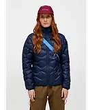 Thumbnail 2 of Peak Performance Women's Helium Down Hooded Jacket - Blue Shadow