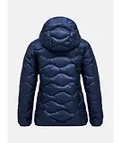 Thumbnail 6 of Peak Performance Women's Helium Down Hooded Jacket - Blue Shadow
