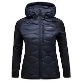 Thumbnail 1 of Peak Performance Women's Helium Hybrid Down Hooded Jacket - Black