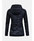 Thumbnail 7 of Peak Performance Women's Helium Hybrid Down Hooded Jacket - Black