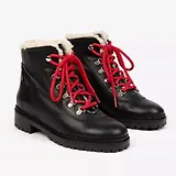 Thumbnail 2 of Penelope Chilvers Women's Cortina Leather/Shearling Boot - Black
